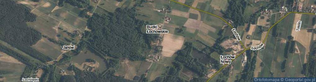Zdjęcie satelitarne Budki Łochowskie ul.